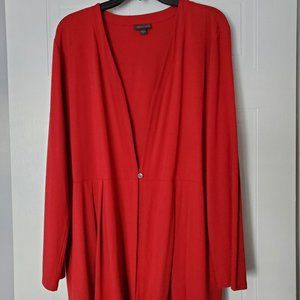 J.Jill Red Cardigan